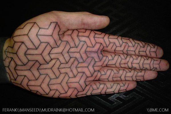 Escher Hands Tattoo