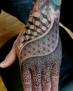 Escher Hands Tattoo