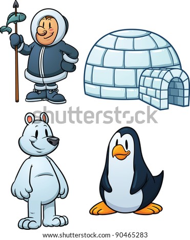 Eskimo Cartoon Character