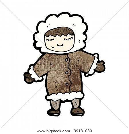 Eskimo Cartoon Character