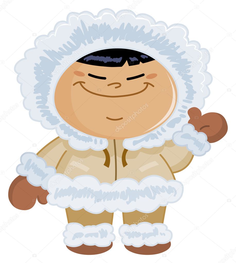 Eskimo Man Cartoon