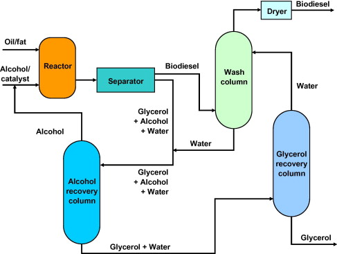 Esterification Diagram