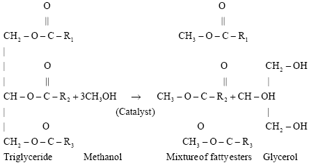 Esterification Reaction Equation