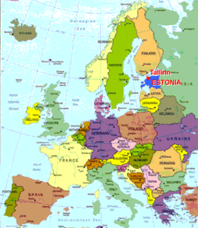 Estonia Map Europe