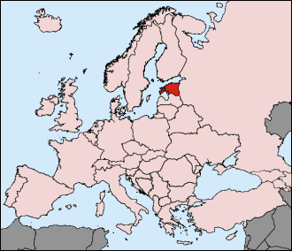 Estonia Map Europe