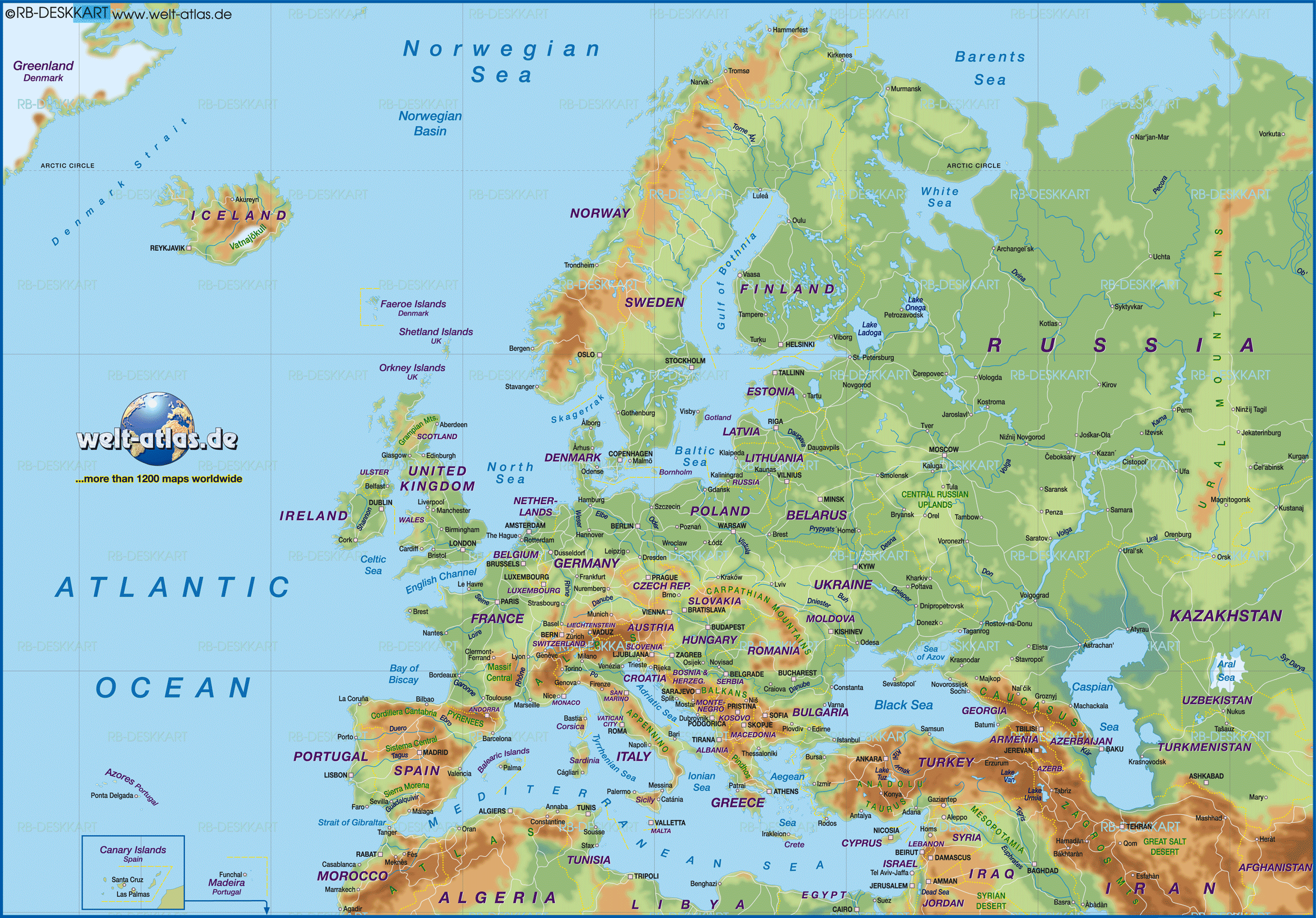 Estonia Map Europe