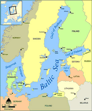 Estonia Map Russia