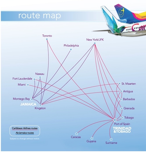 Estonian Airlines Route Map