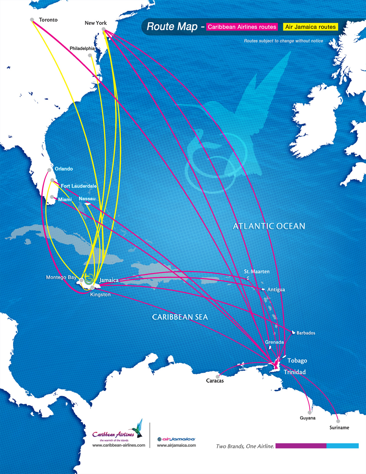 Estonian Airlines Route Map