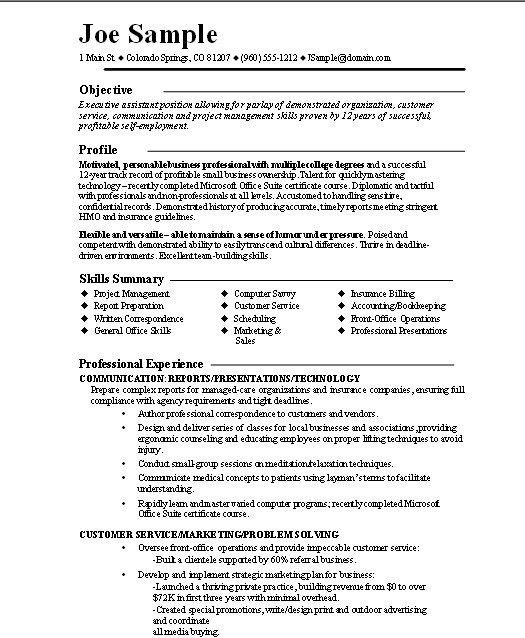 Examples Of Resumes And Cover Letters