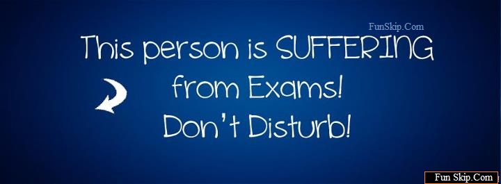 Exams Time Do Not Disturb