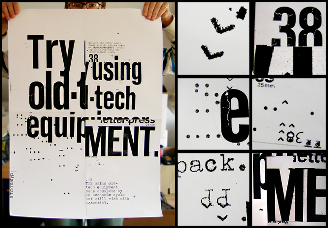 Experimental Typography Poster