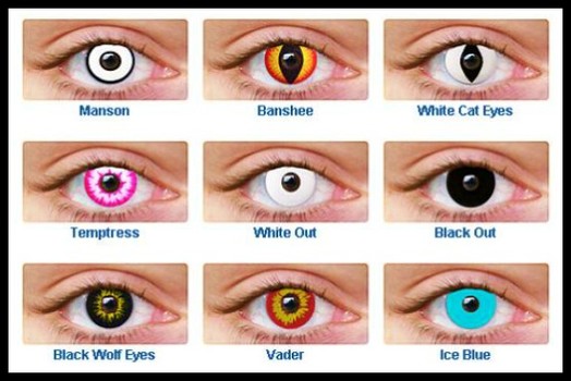 Expressions Contact Lenses Color Chart