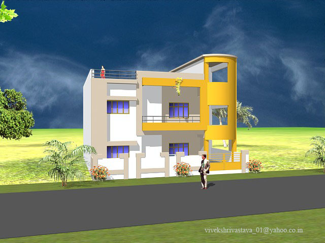 Exterior Home Design Photos In India