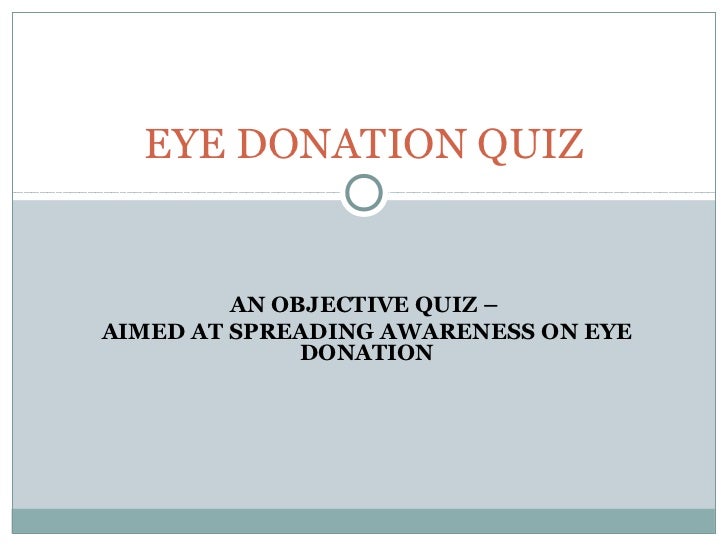 Eye Donation Form India