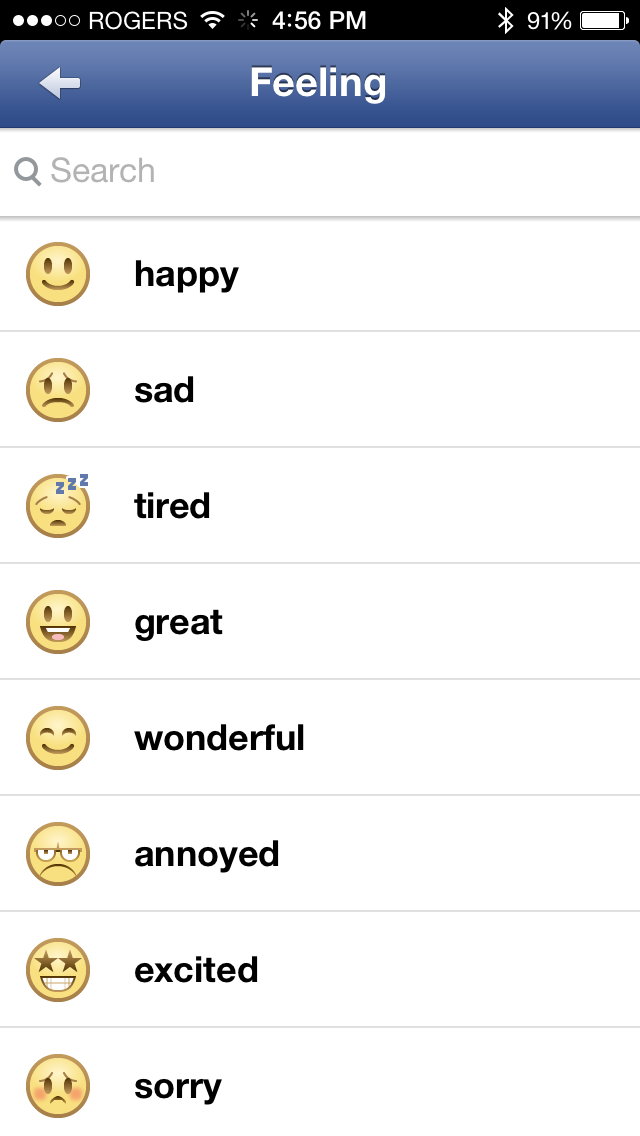 Facebook Emoticons 2013 Status