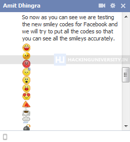 Facebook Emoticons For Chat 2012