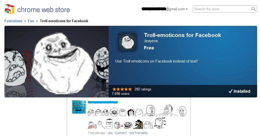 Facebook Emoticons List Troll