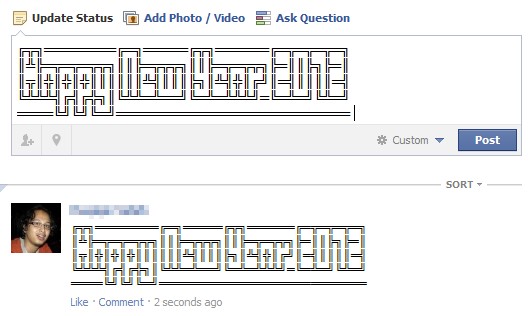 Facebook Icon Codes In Status