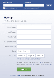 Facebook Login And Password Page