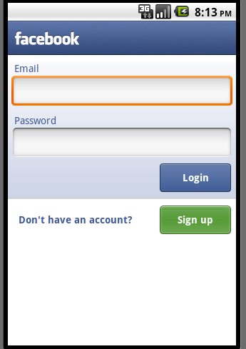 Facebook Login Button Android