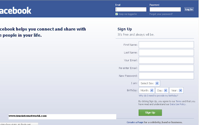 Facebook Login Page For Mobile