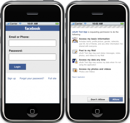 Facebook Login Page For Mobile