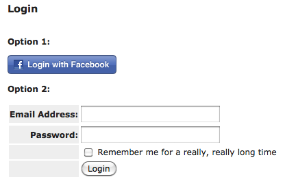 Facebook Login Screen Email Address