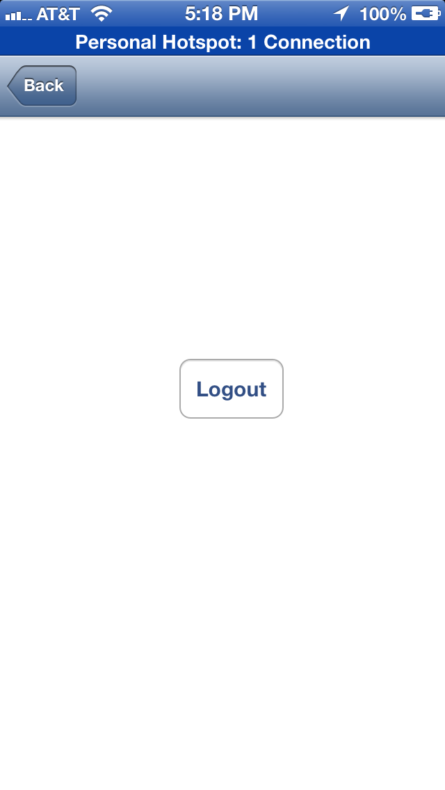 Facebook Logout Button