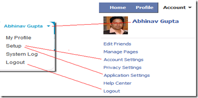 Facebook Logout Page Link