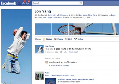 Facebook Profile Page