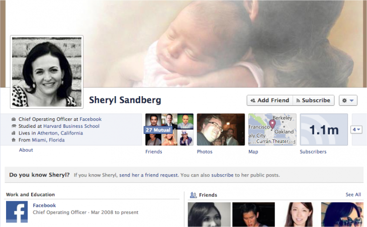 Facebook Profile Pages 2012