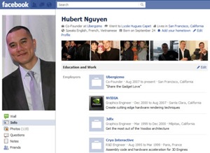 Facebook Profile Pages 2012