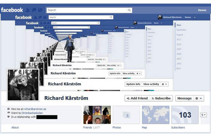 Facebook Profile Template 2012