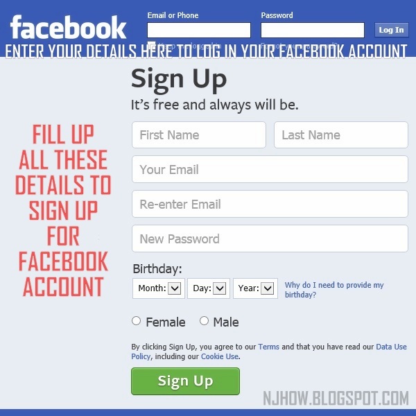 Facebook.com Login Sign In