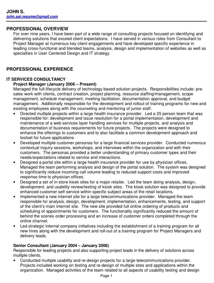 Facilities Management Resume