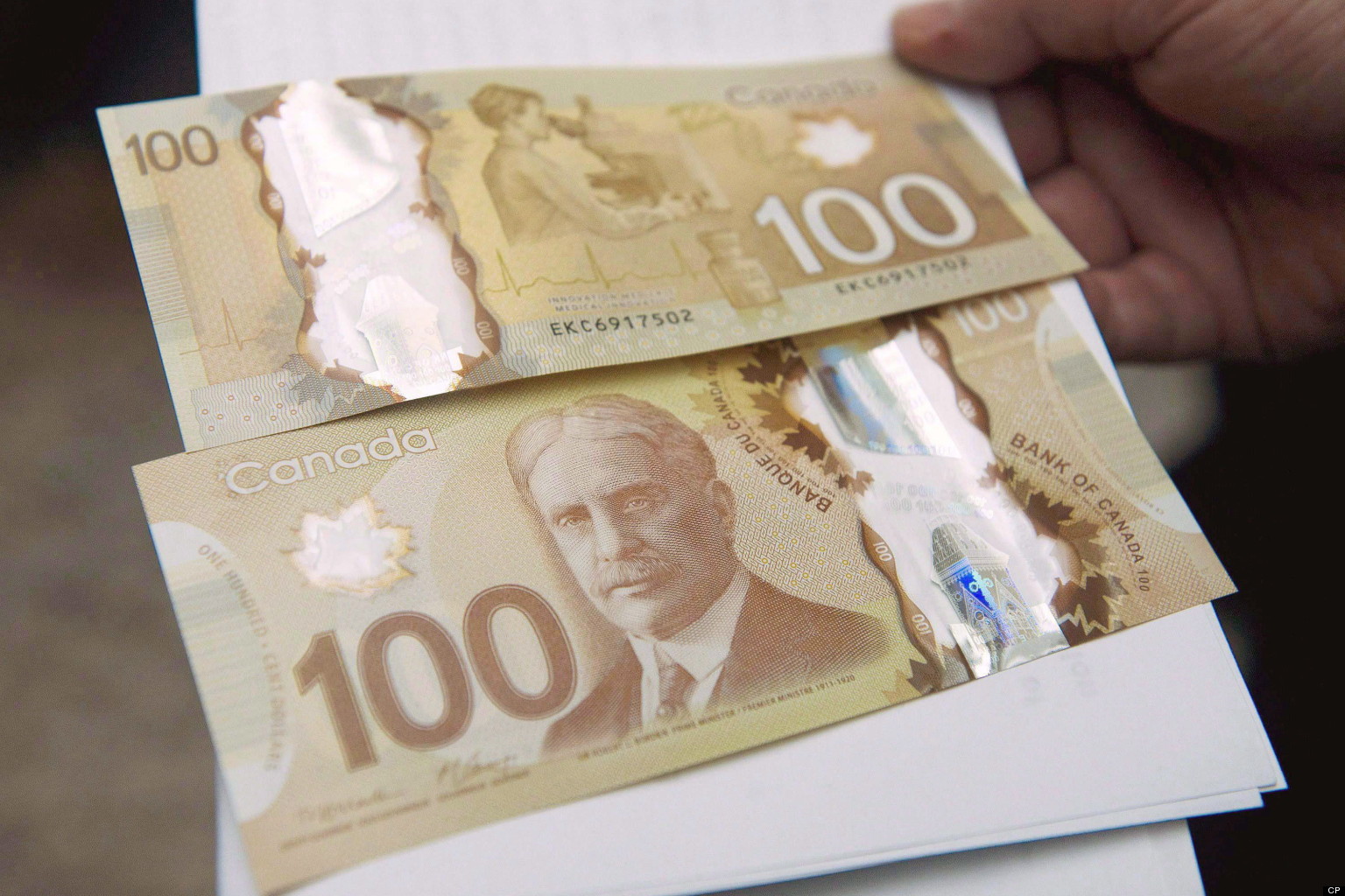 Fake 100 Dollar Bill Canada