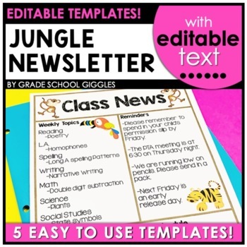 Fall School Newsletter Templates Free