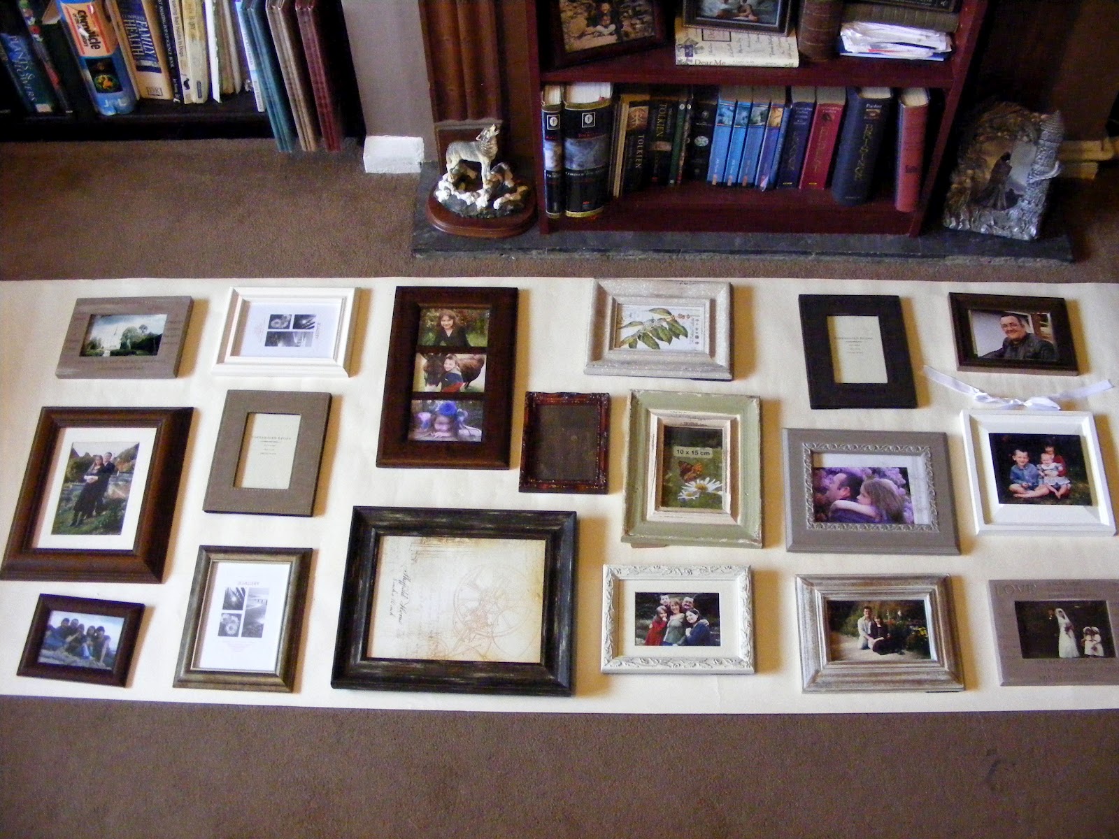 Family Photo Frames On Wall