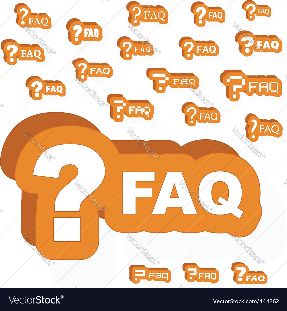 Faq Icon Vector