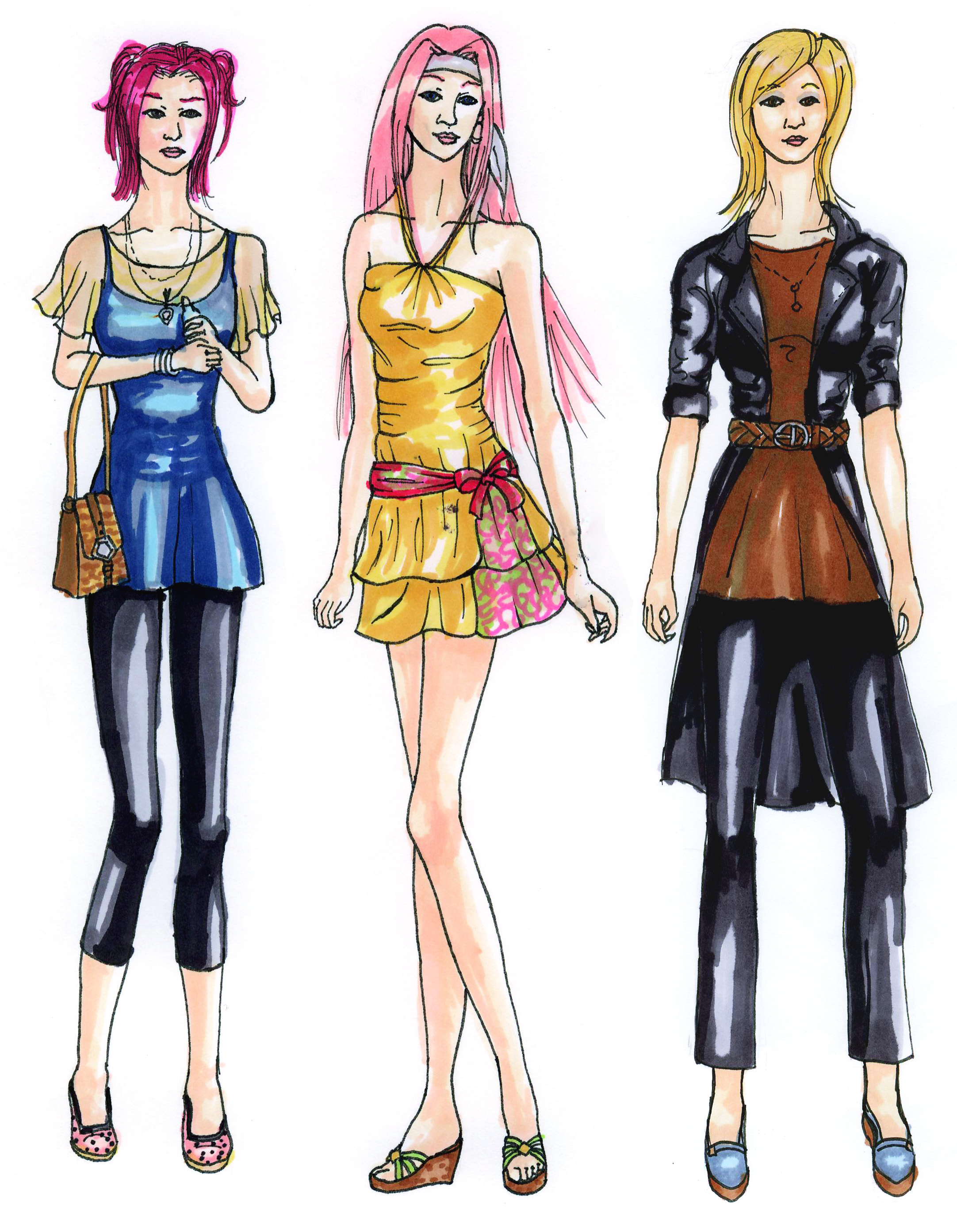 Fashion Design Drawings