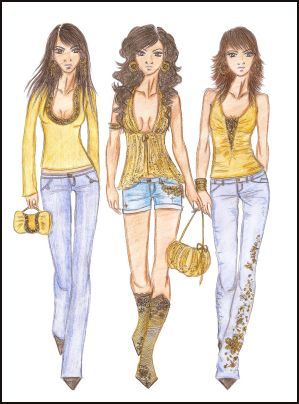 Fashion Design Drawings