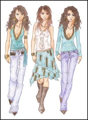 Fashion Design Drawings Dresses