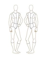 Fashion Design Drawings Male