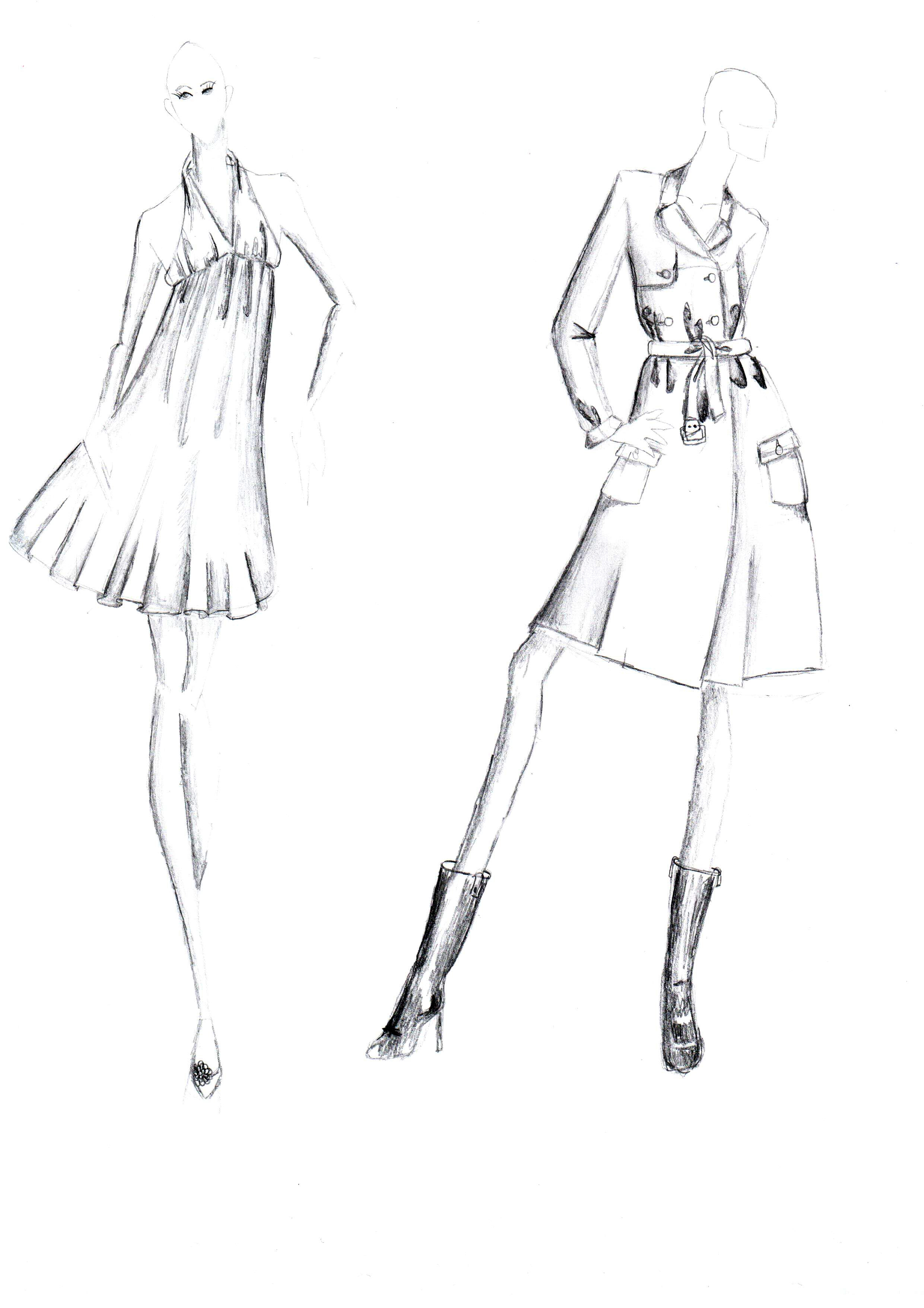 Fashion Design Drawings Step By Step