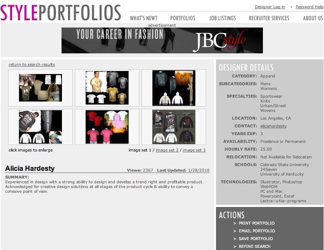 Fashion Design Portfolio Samples Pdf