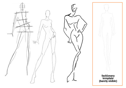 Fashion Design Sketch Template