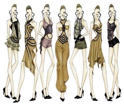 Fashion Design Sketch Template