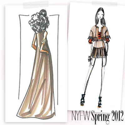 Fashion Design Sketches 2012