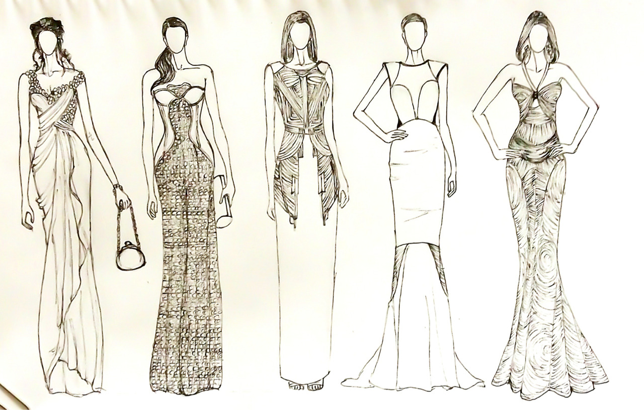 Fashion Design Sketches 2012